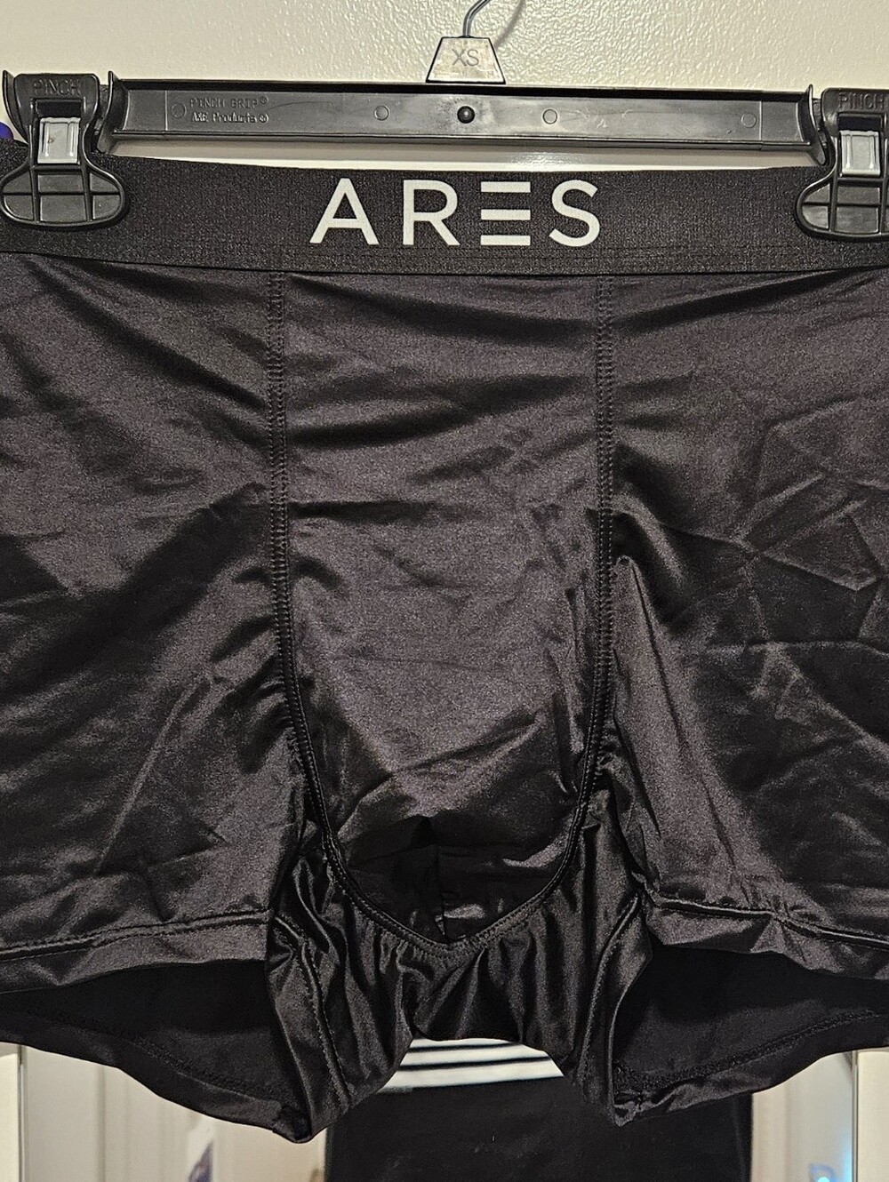 Ares Silk Boxer Briefs Black Size L (Fits Like A M) BRAND NEW
